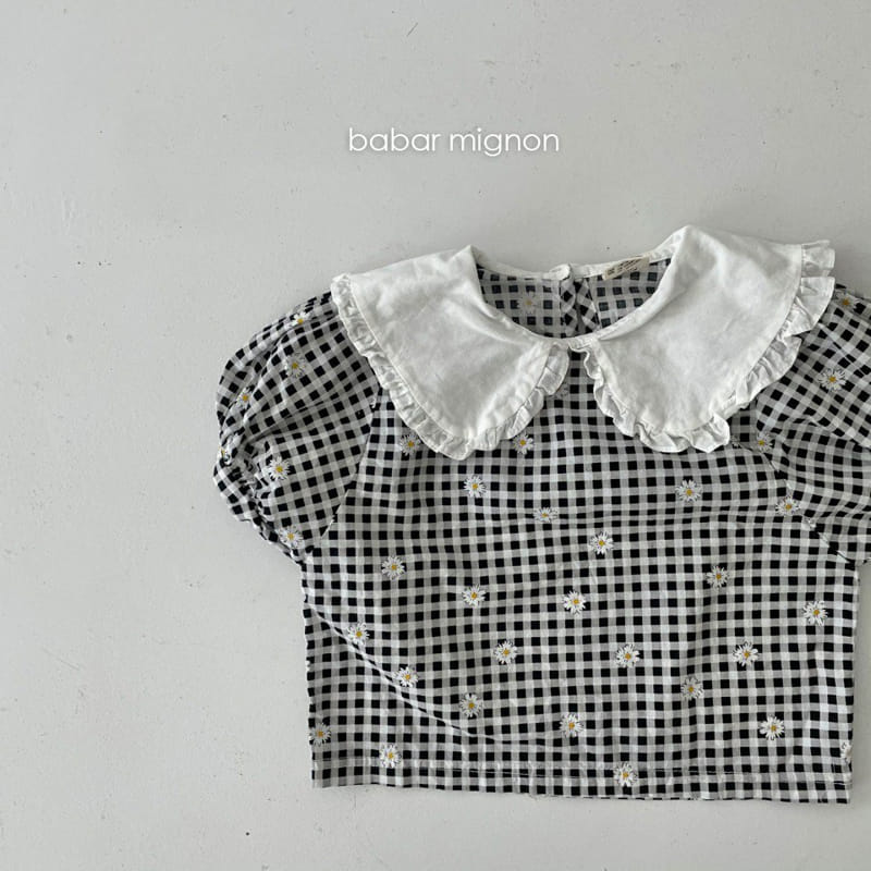 BABAR MIGNON - Korean Children Fashion - #Kfashion4kids - Check Frill Top Bottom Set - 4