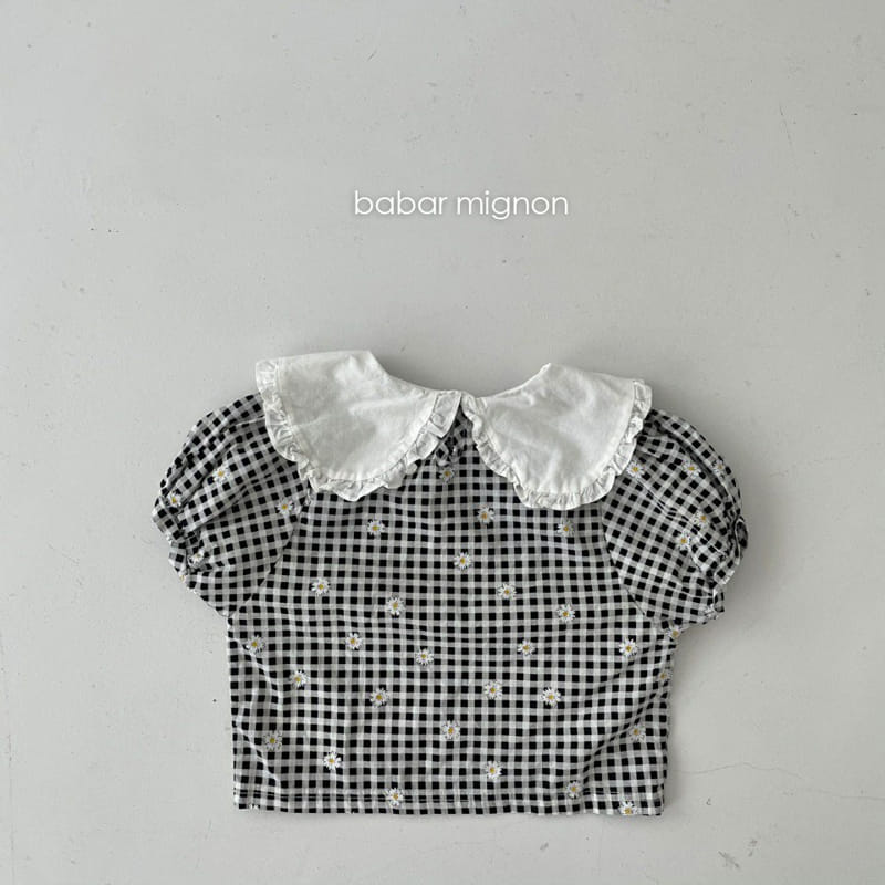 BABAR MIGNON - Korean Children Fashion - #Kfashion4kids - Check Frill Top Bottom Set - 5