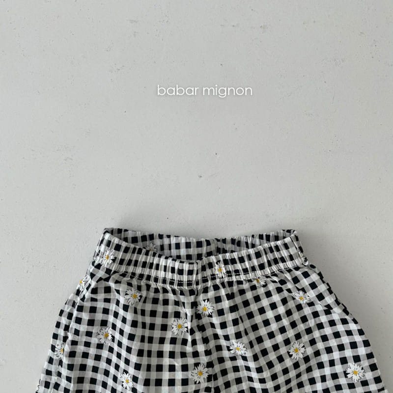 BABAR MIGNON - Korean Children Fashion - #Kfashion4kids - Check Frill Top Bottom Set - 7