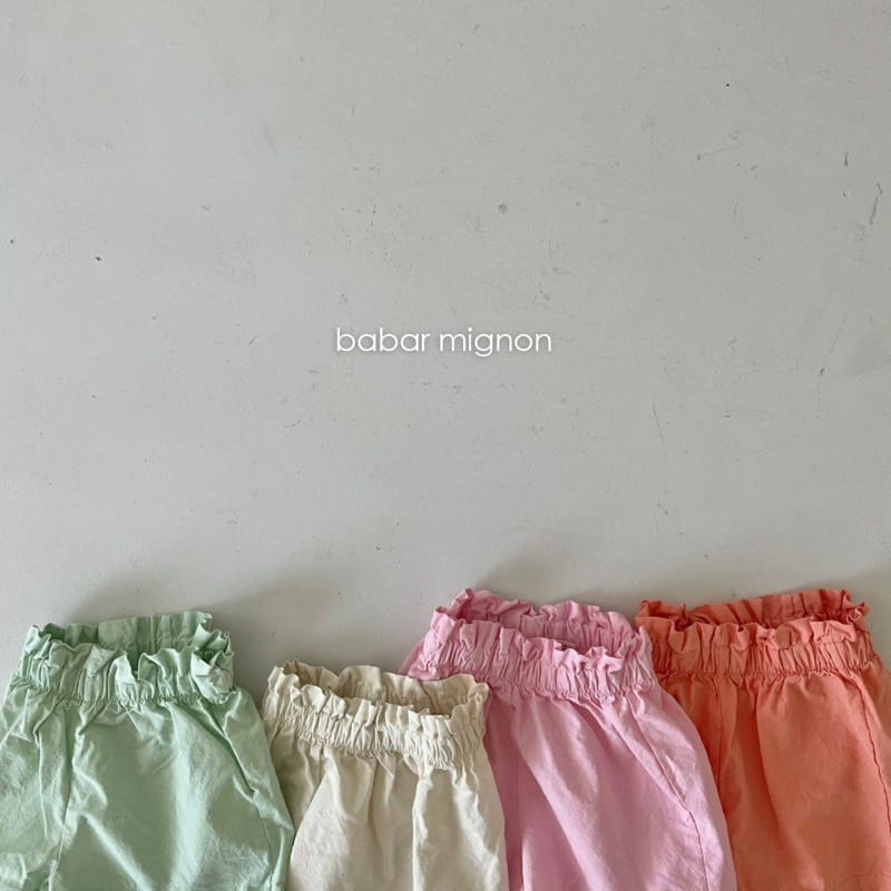 BABAR MIGNON - Korean Children Fashion - #Kfashion4kids - Frill Shorts