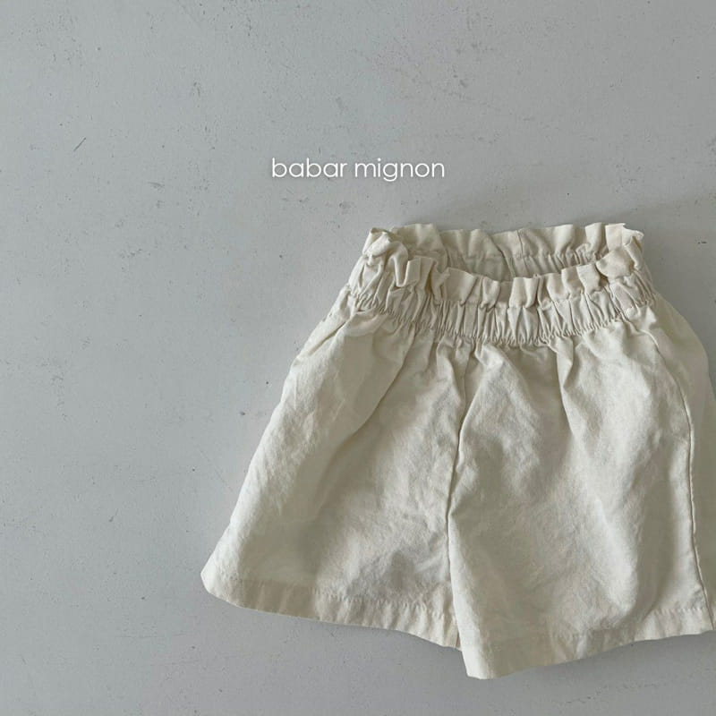 BABAR MIGNON - Korean Children Fashion - #Kfashion4kids - Frill Shorts - 6