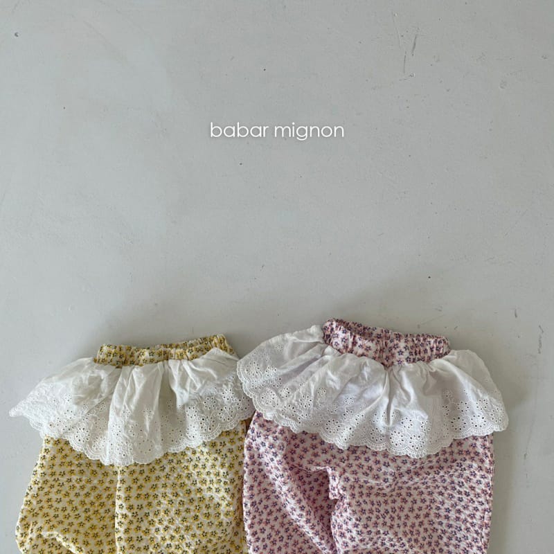 BABAR MIGNON - Korean Children Fashion - #Kfashion4kids - Lace Shorts