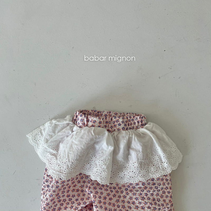 BABAR MIGNON - Korean Children Fashion - #Kfashion4kids - Lace Shorts - 3