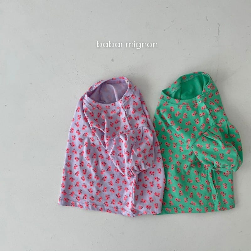 BABAR MIGNON - Korean Children Fashion - #Kfashion4kids - Daisy Short Sleeves Tee