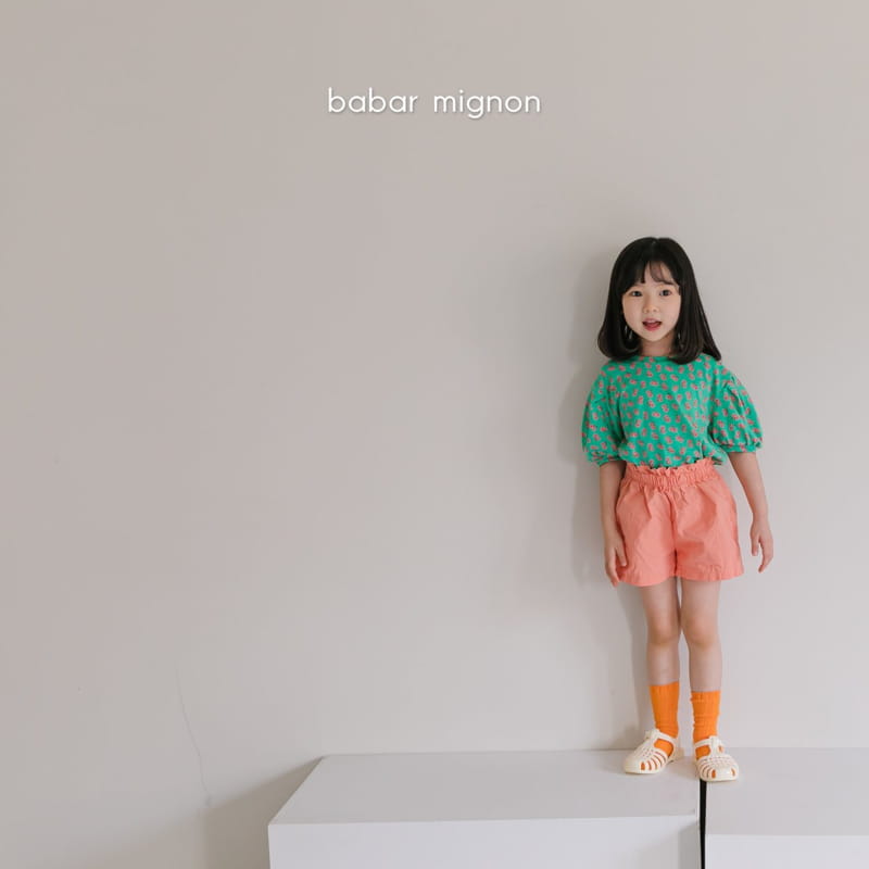 BABAR MIGNON - Korean Children Fashion - #Kfashion4kids - Daisy Short Sleeves Tee - 8