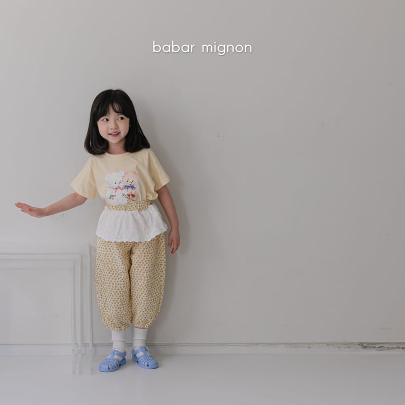 BABAR MIGNON - Korean Children Fashion - #Kfashion4kids - Bear Short Sleeves Tee - 10