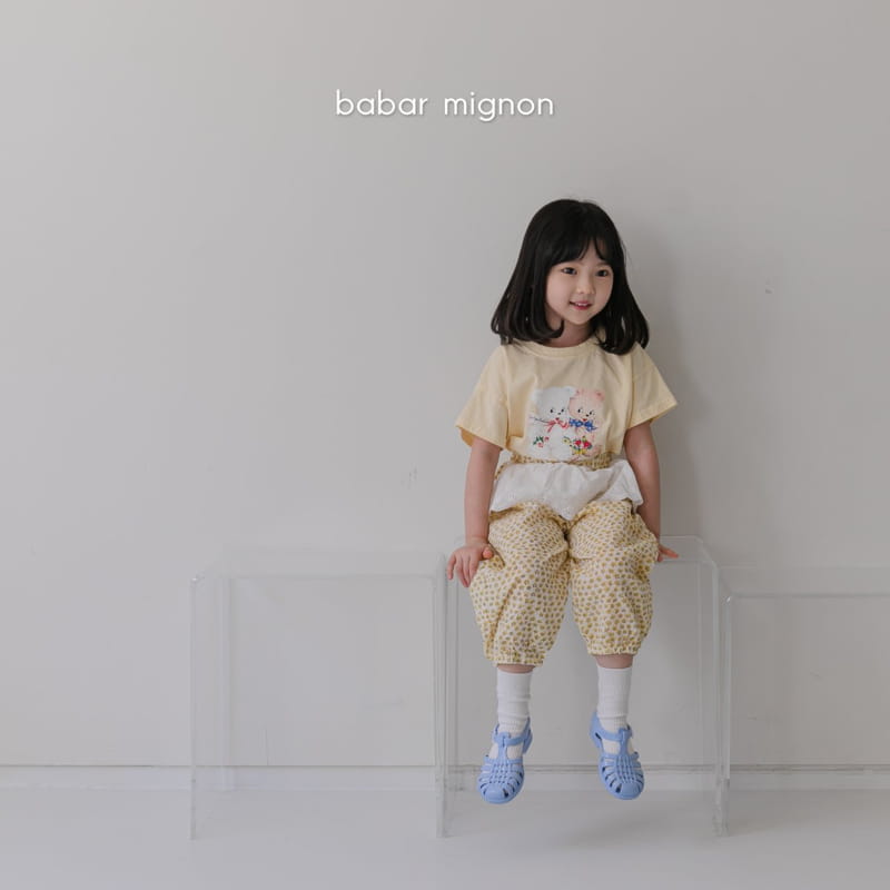 BABAR MIGNON - Korean Children Fashion - #Kfashion4kids - Bear Short Sleeves Tee - 11