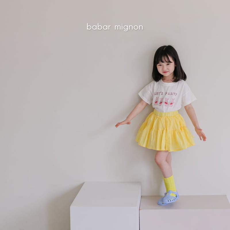 BABAR MIGNON - Korean Children Fashion - #Kfashion4kids - Rabbit Short Sleeves Tee - 10