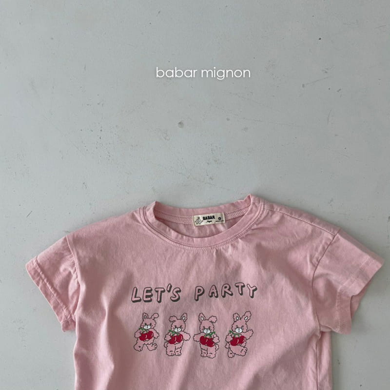 BABAR MIGNON - Korean Children Fashion - #Kfashion4kids - Rabbit Short Sleeves Tee - 3