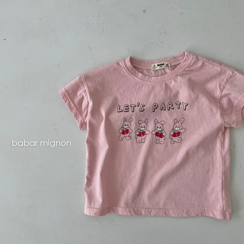 BABAR MIGNON - Korean Children Fashion - #Kfashion4kids - Rabbit Short Sleeves Tee - 4