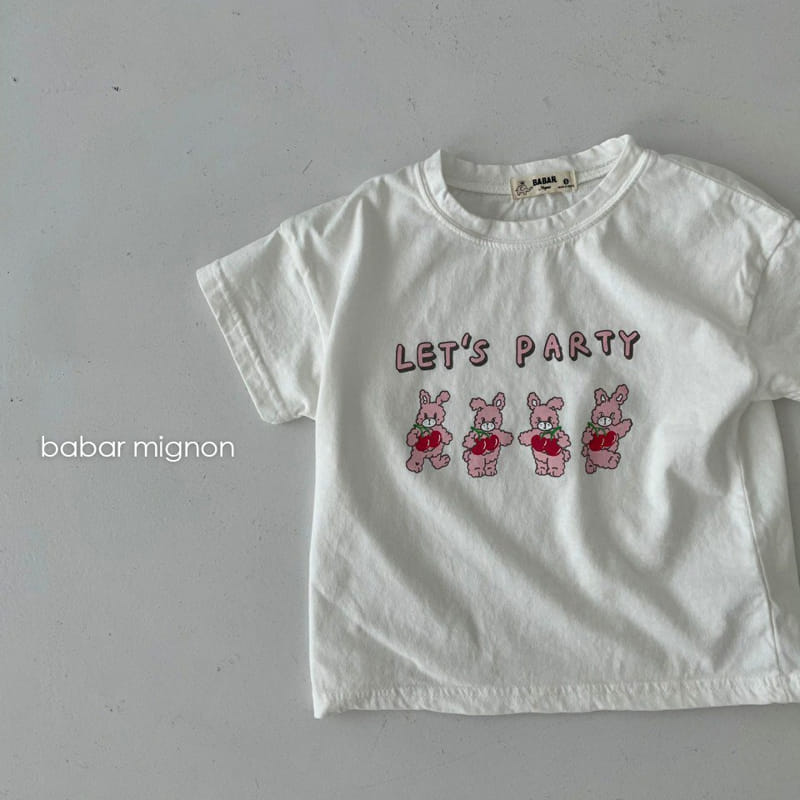 BABAR MIGNON - Korean Children Fashion - #Kfashion4kids - Rabbit Short Sleeves Tee - 7