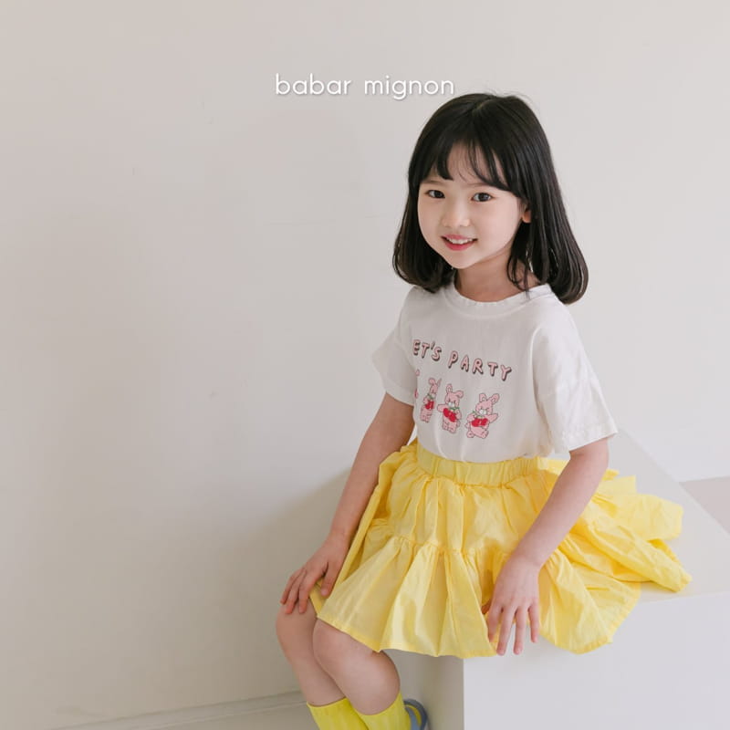 BABAR MIGNON - Korean Children Fashion - #Kfashion4kids - Rabbit Short Sleeves Tee - 9