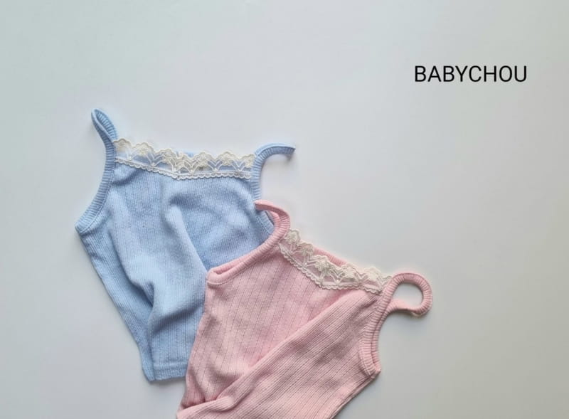 BABYCHOU - Korean Children Fashion - #Kfashion4kids - Lace Sleeveless