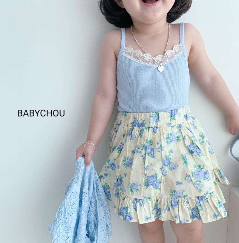 BABYCHOU - Korean Children Fashion - #Kfashion4kids - Lace Sleeveless - 12