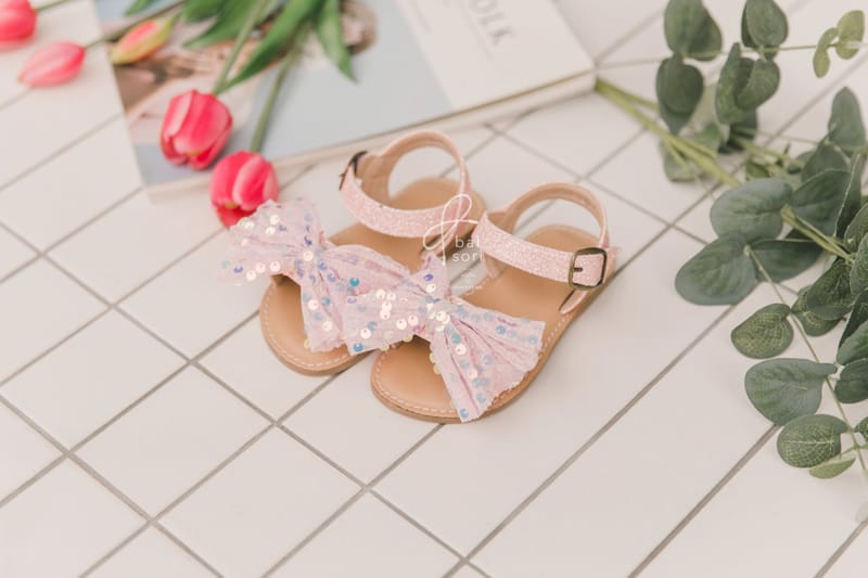 BABYZZAM - Korean Children Fashion - #Kfashion4kids - In a Ribbon Sandals - 4