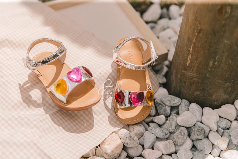 BABYZZAM - Korean Children Fashion - #Kfashion4kids - Heart Jewel Sandals