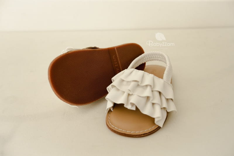 BABYZZAM - Korean Children Fashion - #Kfashion4kids - Three Frill Sandals - 12