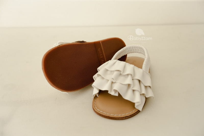 BABYZZAM - Korean Children Fashion - #Kfashion4kids - Three Frill Sandals - 2
