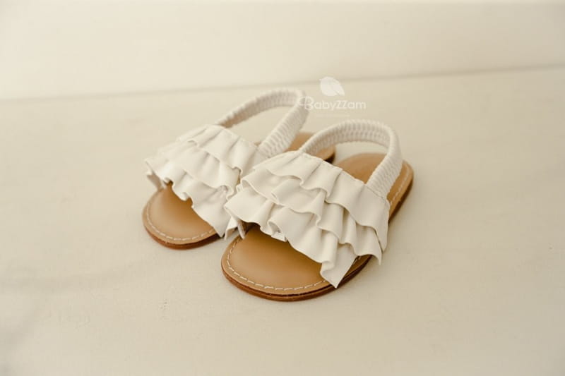 BABYZZAM - Korean Children Fashion - #Kfashion4kids - Three Frill Sandals - 3