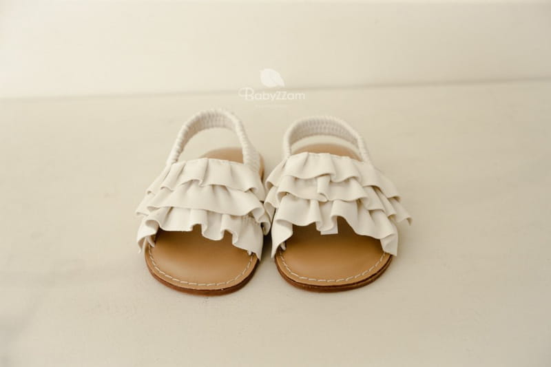 BABYZZAM - Korean Children Fashion - #Kfashion4kids - Three Frill Sandals - 5