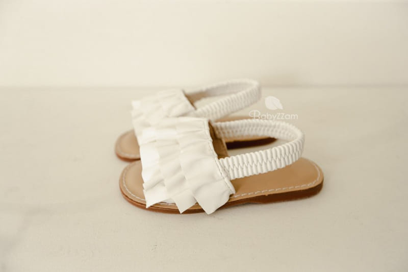 BABYZZAM - Korean Children Fashion - #Kfashion4kids - Three Frill Sandals - 7