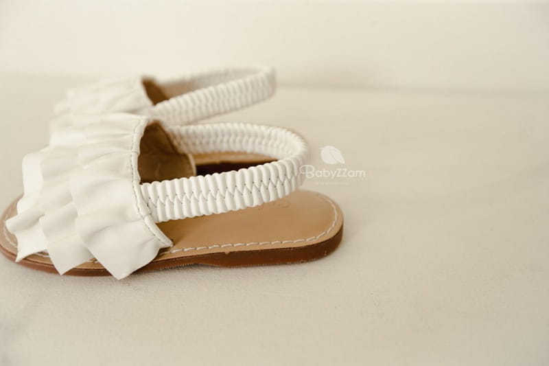 BABYZZAM - Korean Children Fashion - #Kfashion4kids - Three Frill Sandals - 8
