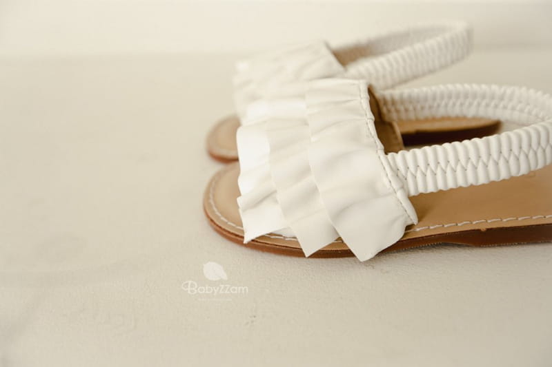 BABYZZAM - Korean Children Fashion - #Kfashion4kids - Three Frill Sandals - 9