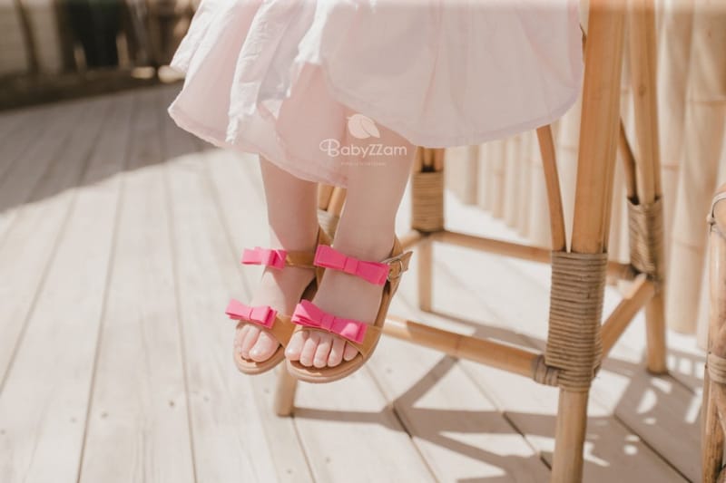 BABYZZAM - Korean Children Fashion - #Kfashion4kids - Two Ribbon Sandals - 12