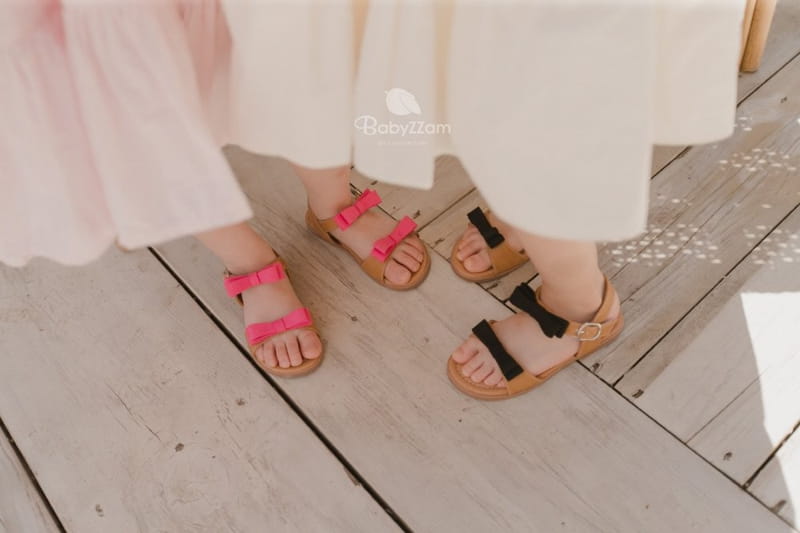 BABYZZAM - Korean Children Fashion - #Kfashion4kids - Two Ribbon Sandals - 3
