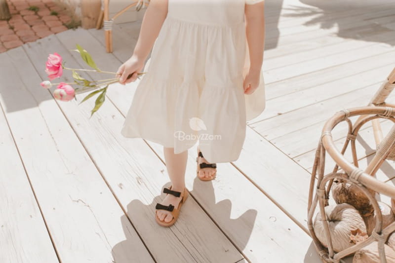 BABYZZAM - Korean Children Fashion - #Kfashion4kids - Two Ribbon Sandals - 8