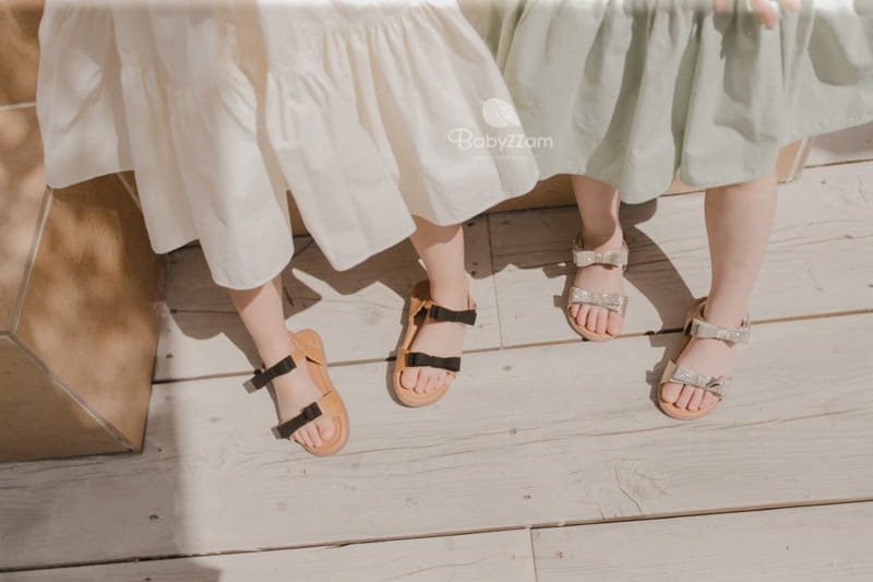 BABYZZAM - Korean Children Fashion - #Kfashion4kids - Two Ribbon Sandals - 9