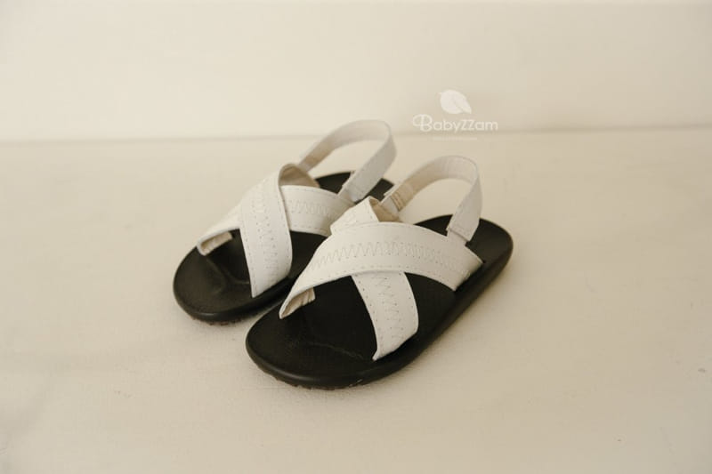 BABYZZAM - Korean Children Fashion - #Kfashion4kids - Sheepskin Cross Sandals - 10