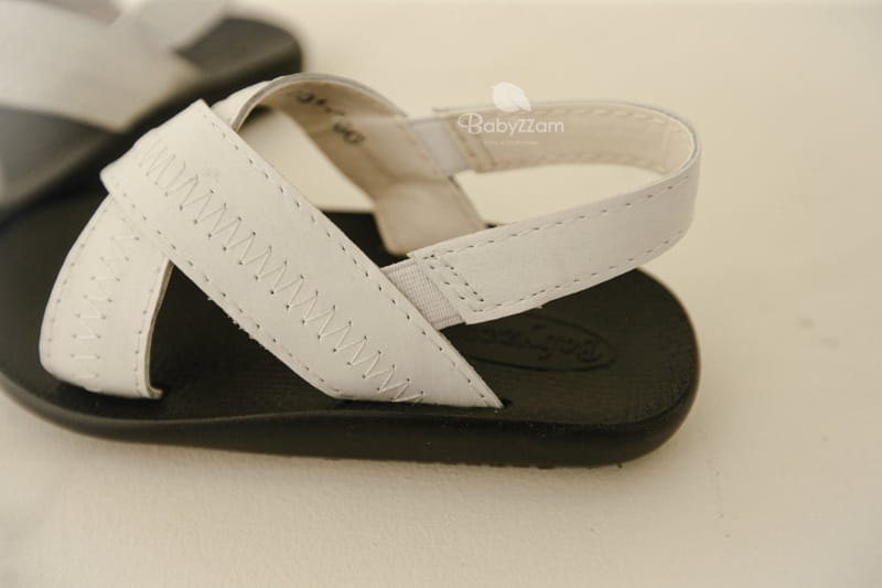 BABYZZAM - Korean Children Fashion - #Kfashion4kids - Sheepskin Cross Sandals - 12