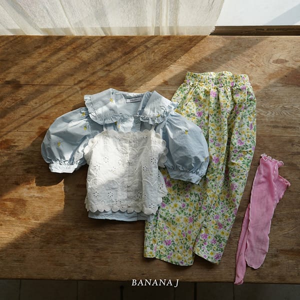 BANANA J - Korean Children Fashion - #Kfashion4kids - Mom Flower Rain One-piece - 4