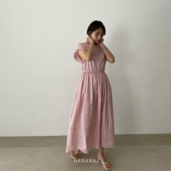 BANANA J - Korean Children Fashion - #Kfashion4kids - Mom Raspberry One-piece - 8