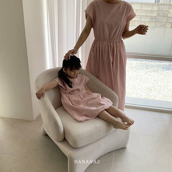 BANANA J - Korean Children Fashion - #Kfashion4kids - Mom Raspberry One-piece - 9
