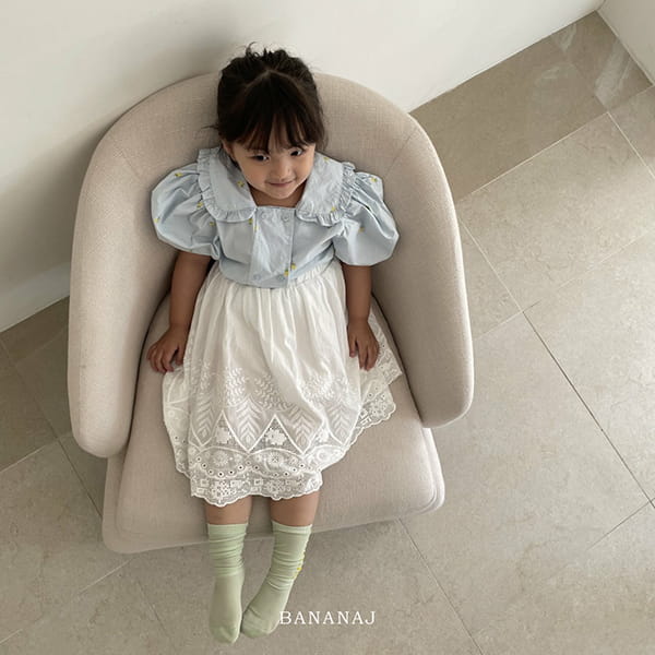 BANANA J - Korean Children Fashion - #Kfashion4kids - Silk Skirt - 6