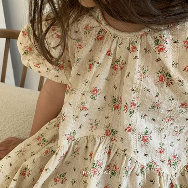 BANANA J - Korean Children Fashion - #Kfashion4kids - Rose One-piece - 4