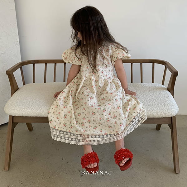BANANA J - Korean Children Fashion - #Kfashion4kids - Rose One-piece - 8