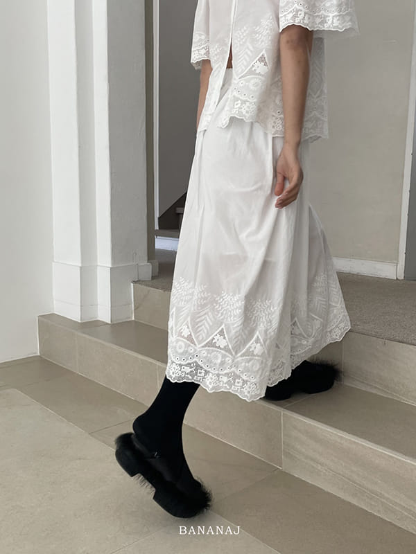 BANANA J - Korean Children Fashion - #Kfashion4kids - Mom Silk Skirt - 6