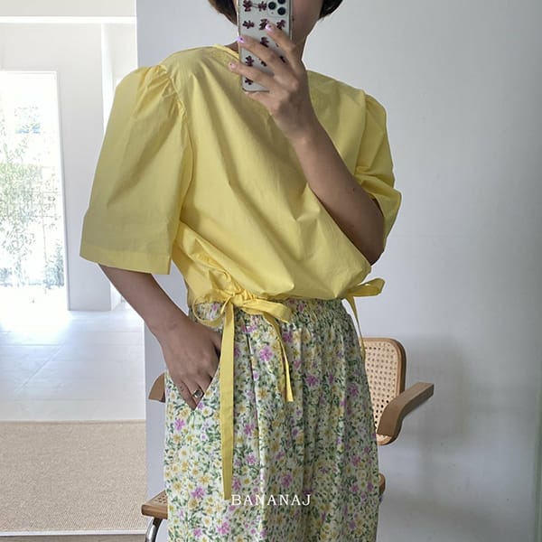 BANANA J - Korean Children Fashion - #Kfashion4kids - Mom Peony Blouse