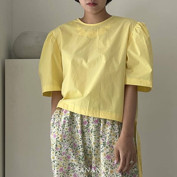 BANANA J - Korean Children Fashion - #Kfashion4kids - Mom Peony Blouse - 7