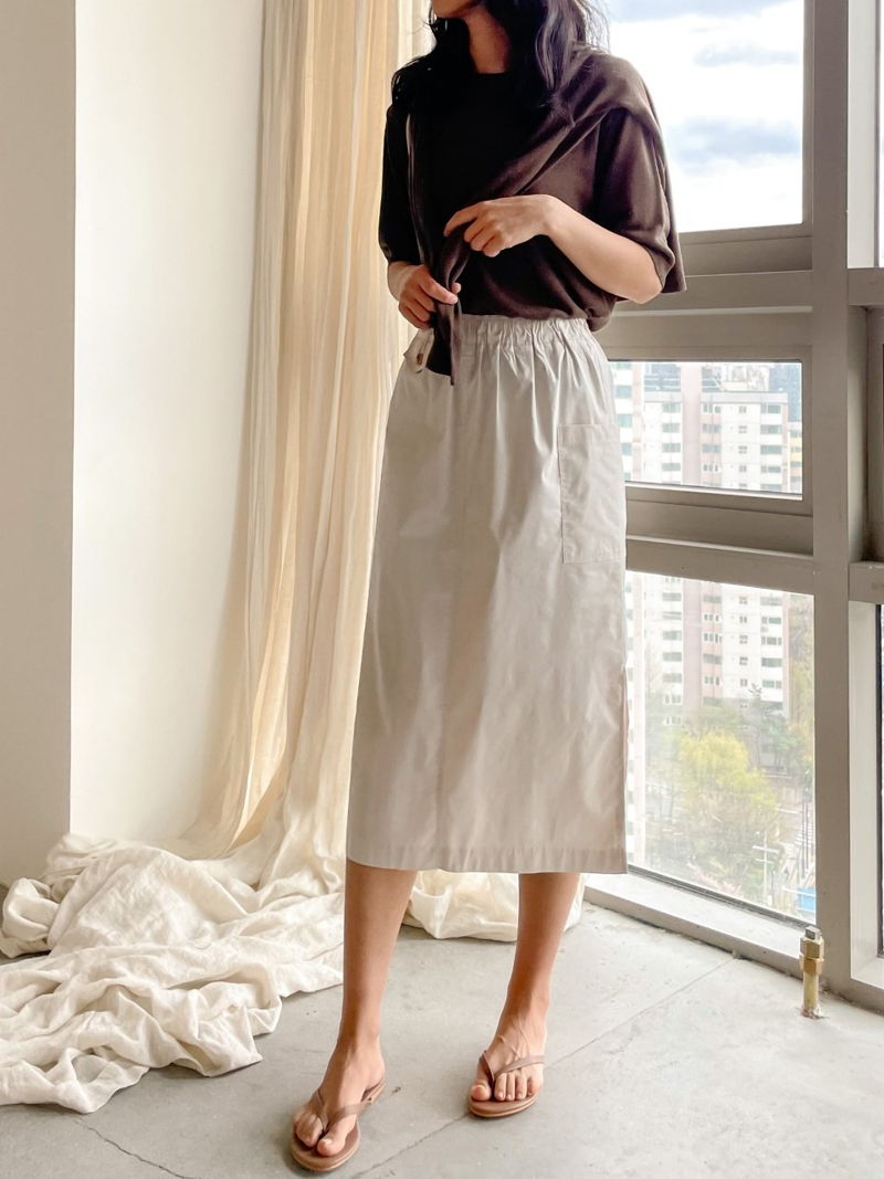 BARI - Korean Women Fashion - #Kfashion - Side Pocket Skirt - 3