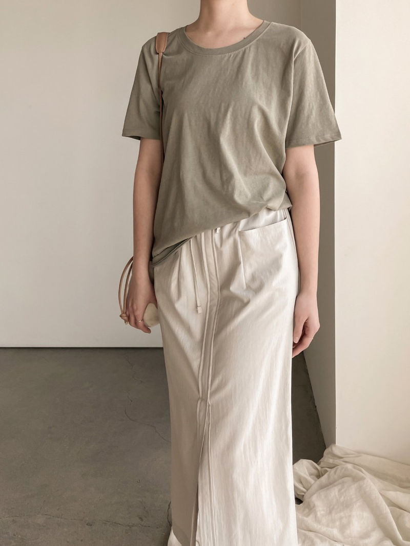 BARI - Korean Women Fashion - #Kfashion - Cool Short Sleeved Tee - 2