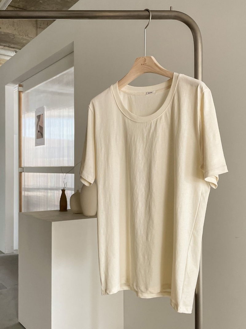 BARI - Korean Women Fashion - #Kfashion - Cool Short Sleeved Tee - 3