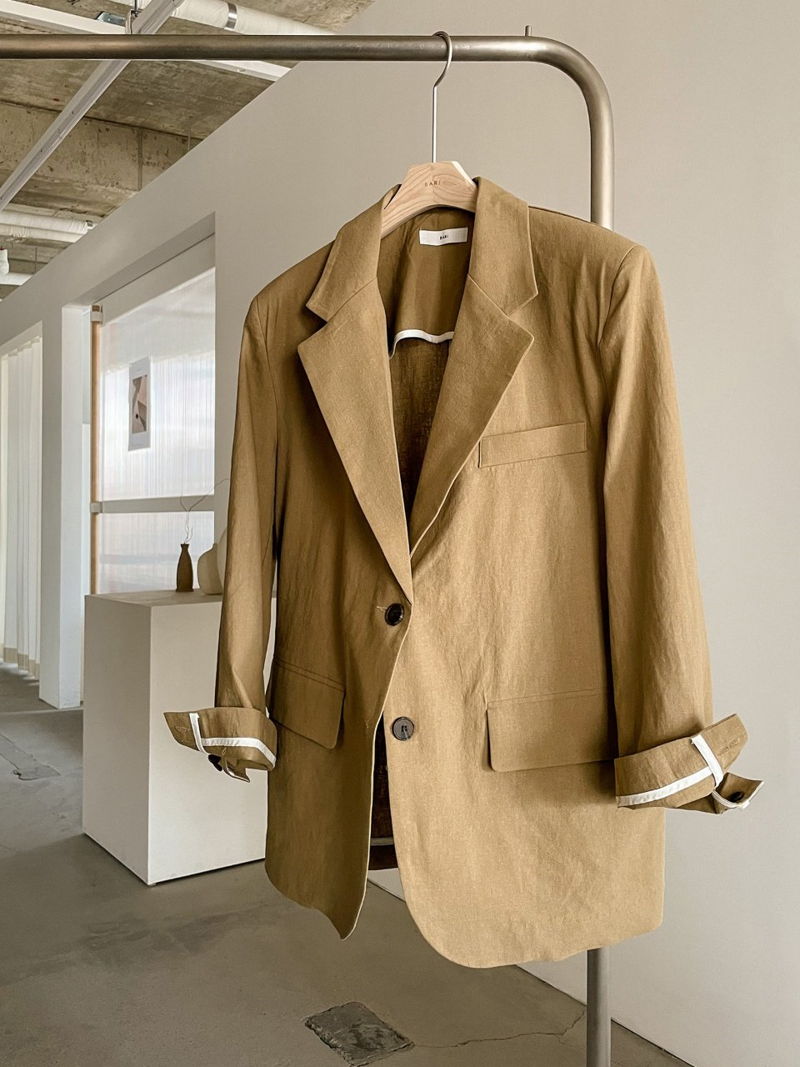 BARI - Korean Women Fashion - #Kfashion - Monaco Linen Jacket - 3