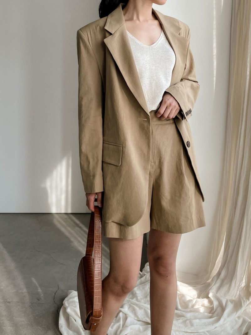 BARI - Korean Women Fashion - #Kfashion - Monaco Linen Jacket - 4