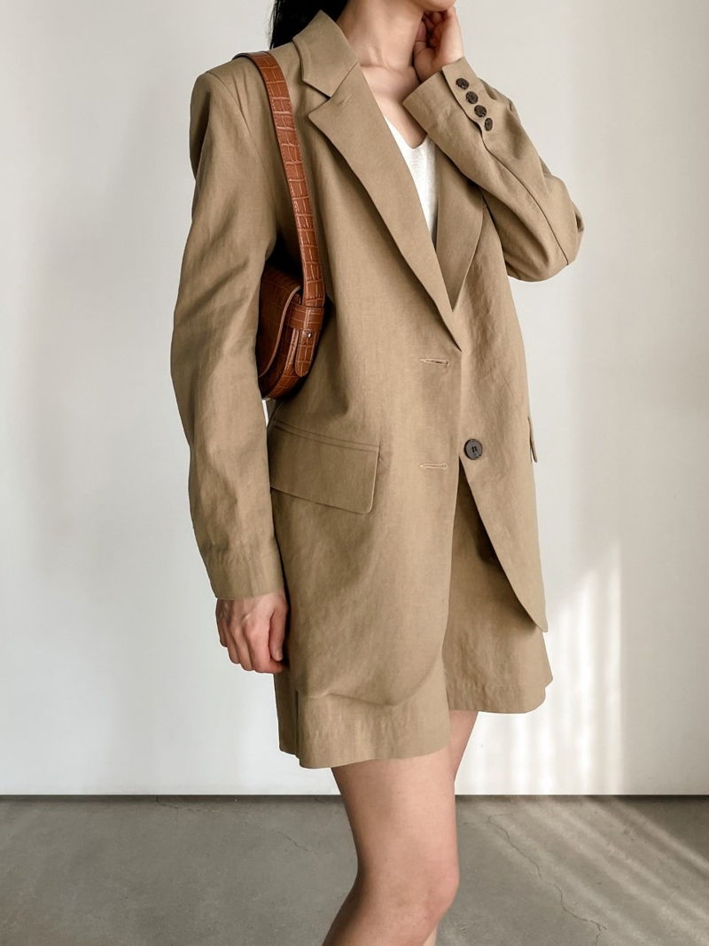 BARI - Korean Women Fashion - #Kfashion - Monaco Linen Jacket - 5