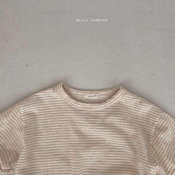 BELLA BAMBINA - Korean Children Fashion - #Kfashion4kids - Bebe Stripes Rappa Tee - 6
