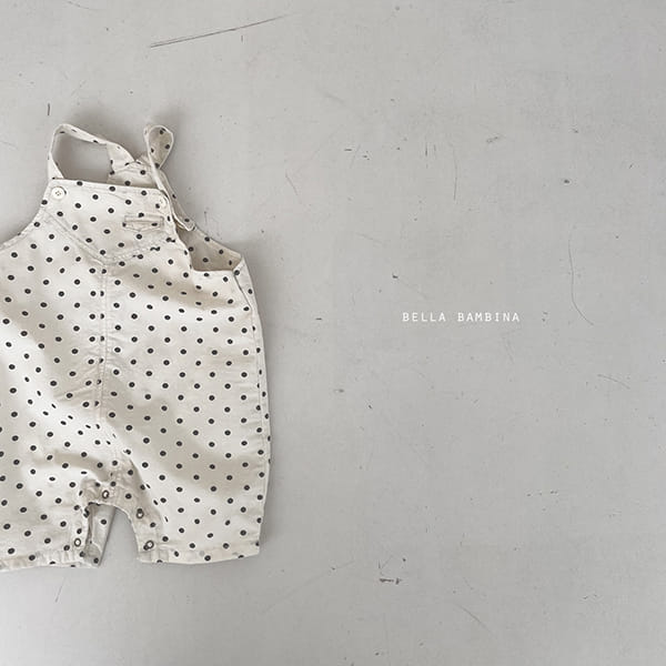 BELLA BAMBINA - Korean Children Fashion - #Kfashion4kids - Bebe Noa Dungarees Bodysuit - 4